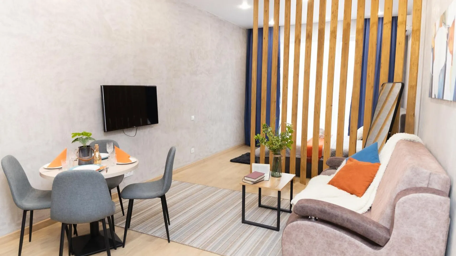 Жк Fourseasons Красивая 1-Комнатная Квартира Рядом С Mega Almaty Apartment